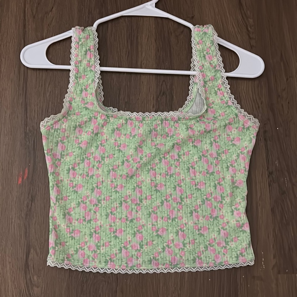 Floral Princess Polly tank top